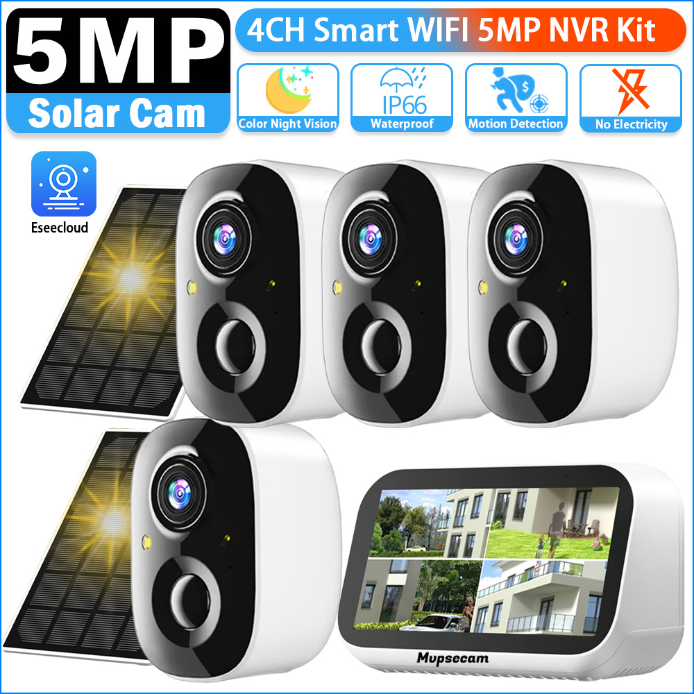 Nvr Kit 8 Channel - Áudio de 2 vias 5mp 4ch