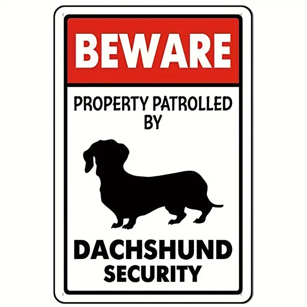 Home Security Bars - Placa de Metal Vintage Durável com
