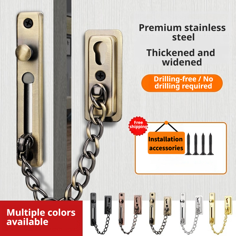Door Chain Guard - Corrente de Segurança Antifurto em Aço
