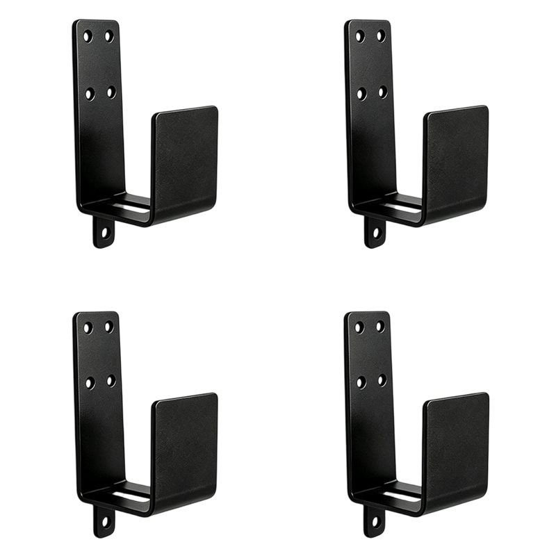 Home Security Bars - Suportes de Segurança em U Pretos