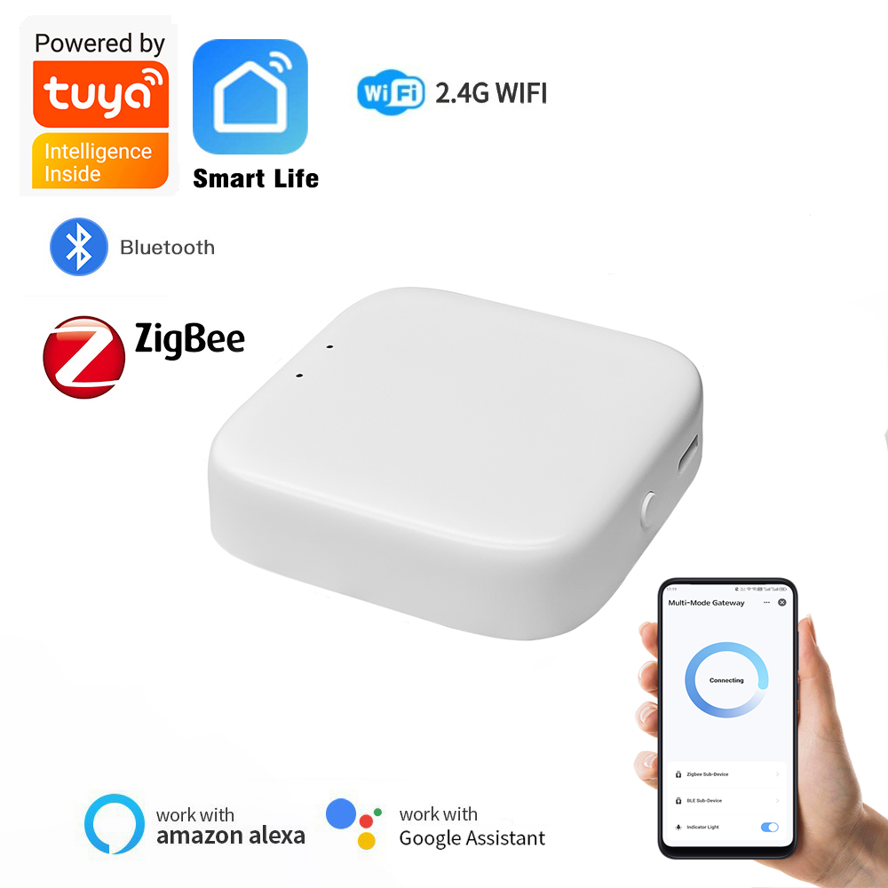 Home Security Technology - Gateway Zigbee para Dispositivos Tuya, Hub