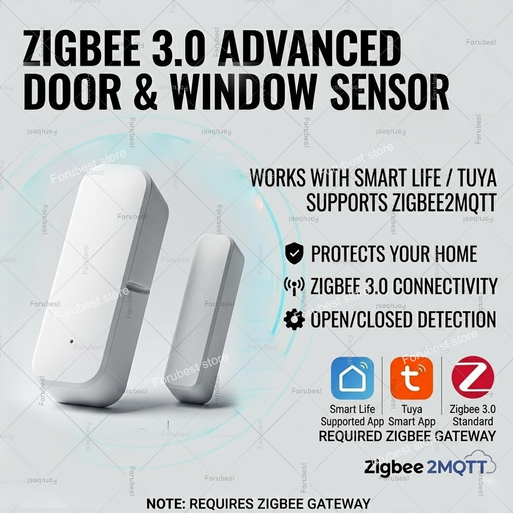 Window Alarm Sensor - Sensor de Porta/Janela Tuya Zigbee, Alarme