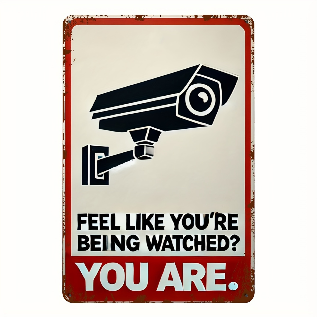 Home Security With Camera - Sinal de aviso de câmera de