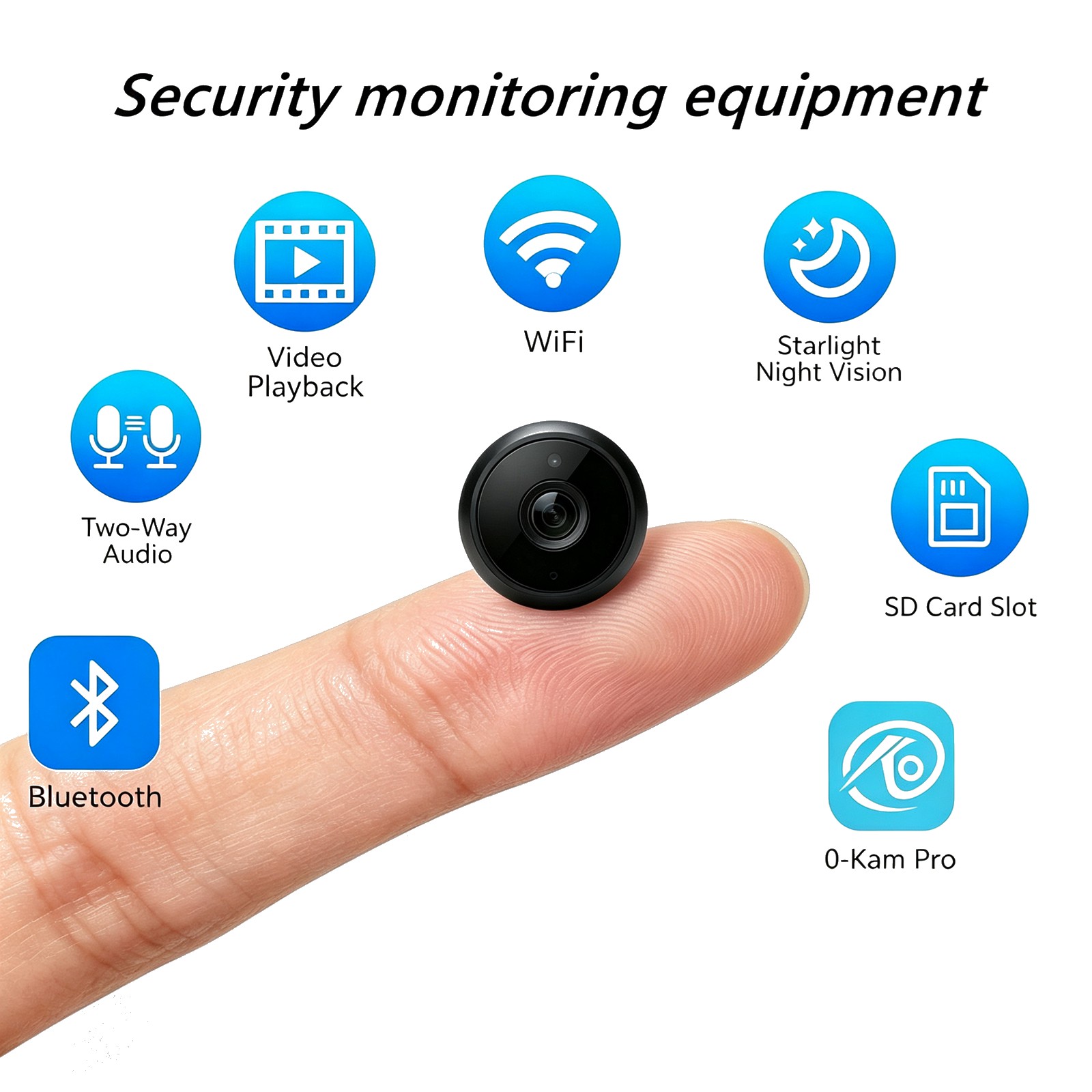 Home Security With Camera - Kit Completo de Vigilância Residencial Interna