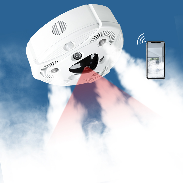 Home Security Fog System - Suporte de varejo alarme de nevoeiro
