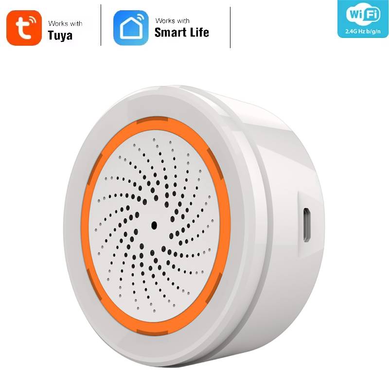 Home Security Technology - Sirene inteligente alarme tuya zigbee sensor