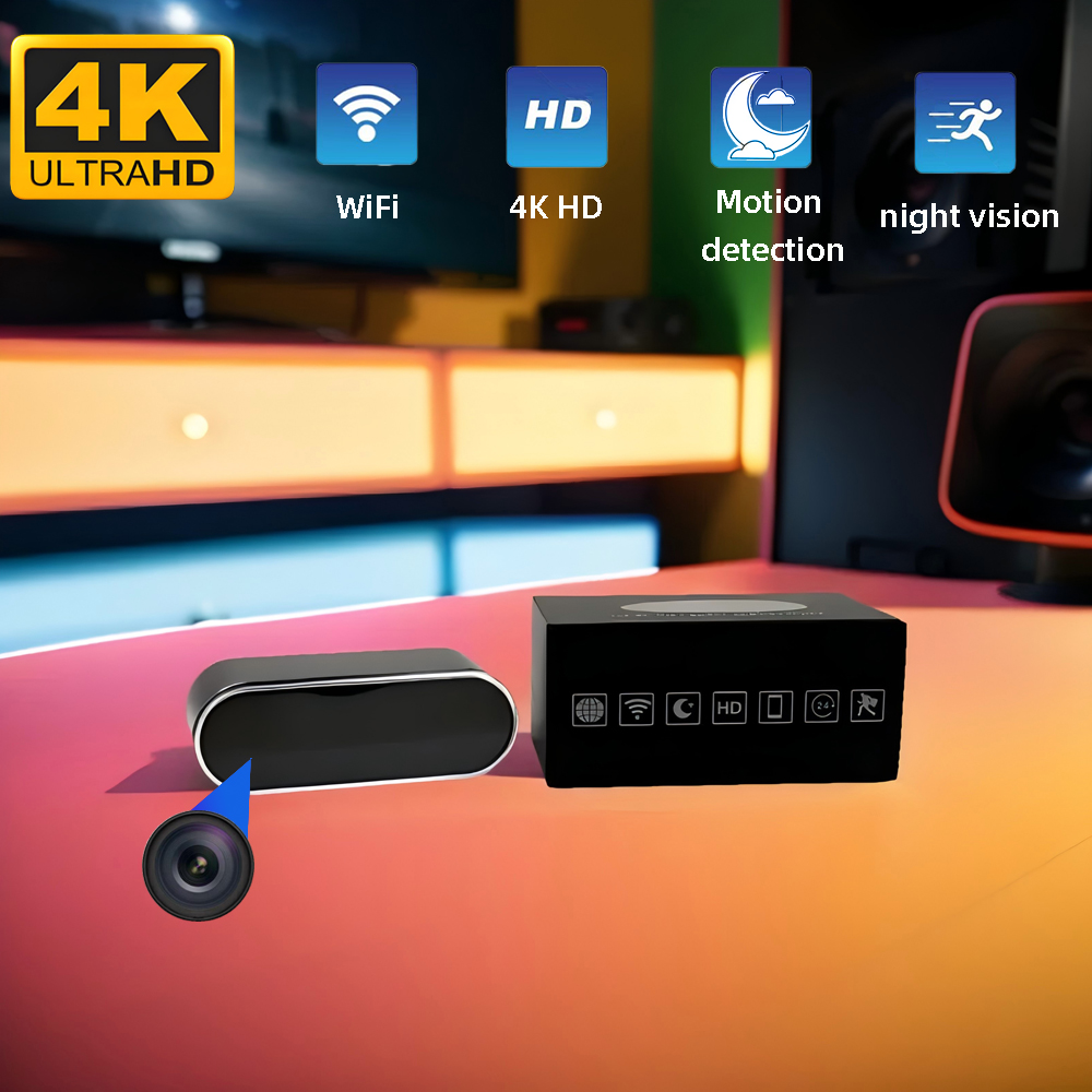 Hidden Camera Clock - Nova Câmera Mini Relógio 4KHD Atualizada