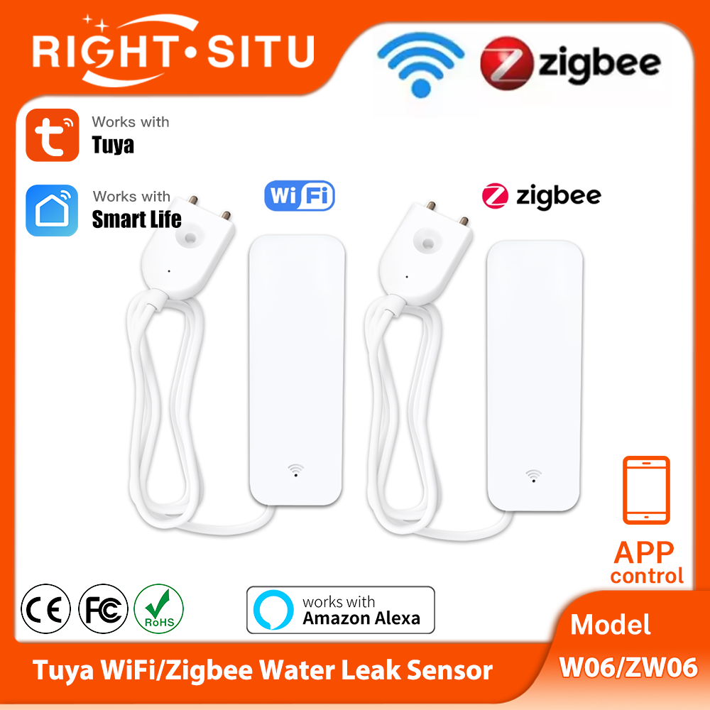 Home Security Technology - Tuya wifi zigbee sensor de água