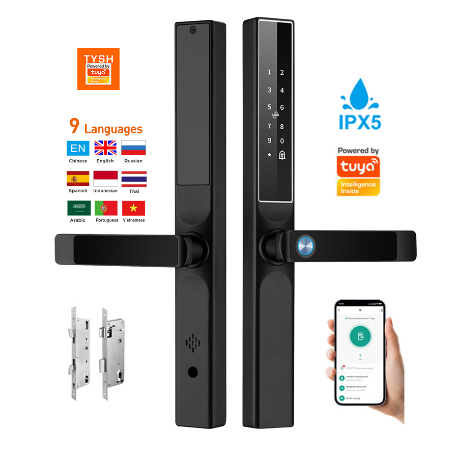Home Security Installation - Tuya app impressão digital fechadura da