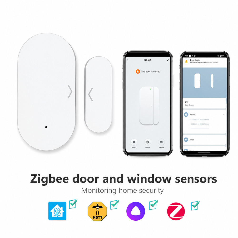 Home Security Technology - Sensor de Porta/Janela Zigbee 3.0 com