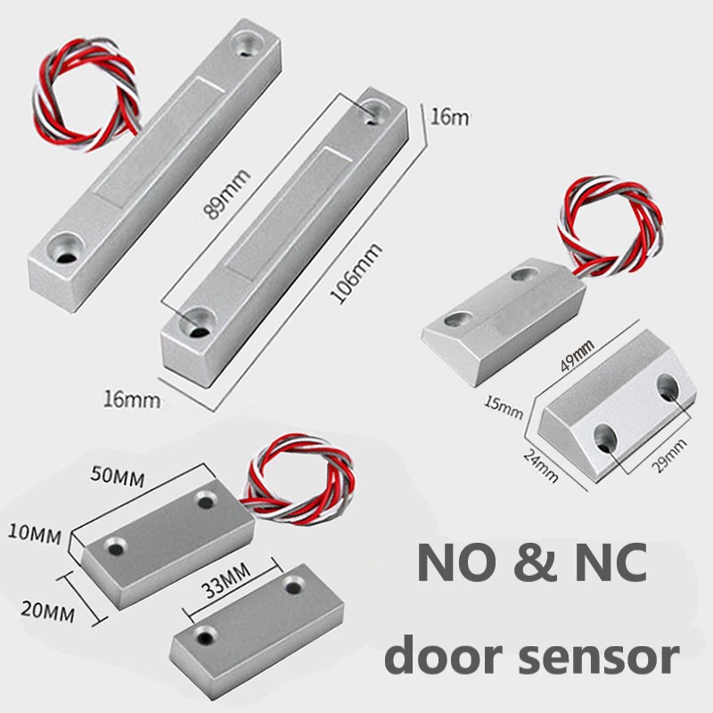 Window Alarm Sensor - NC NO Sensor de porta Cabo