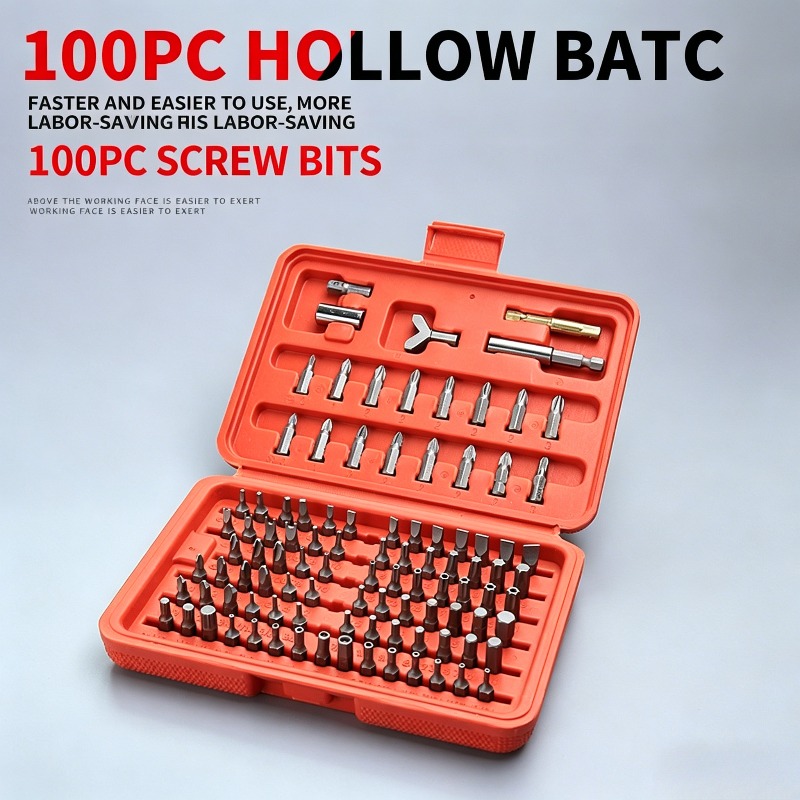 Home Security Bars - Conjunto de 100 Peças de Pontas