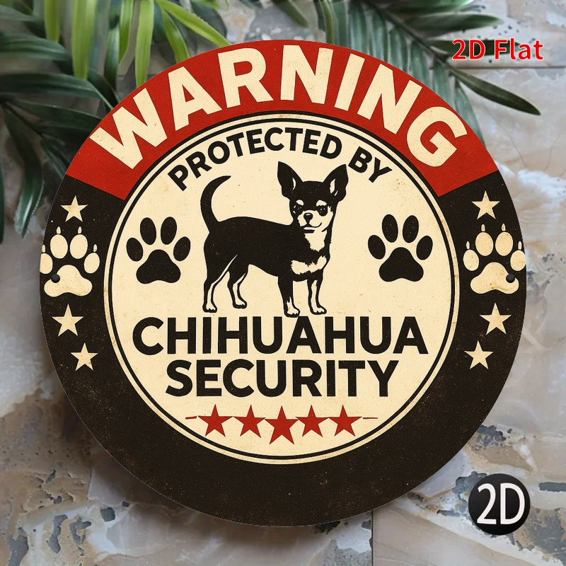 Home Security Bars - Placa de Metal Vintage Durável com