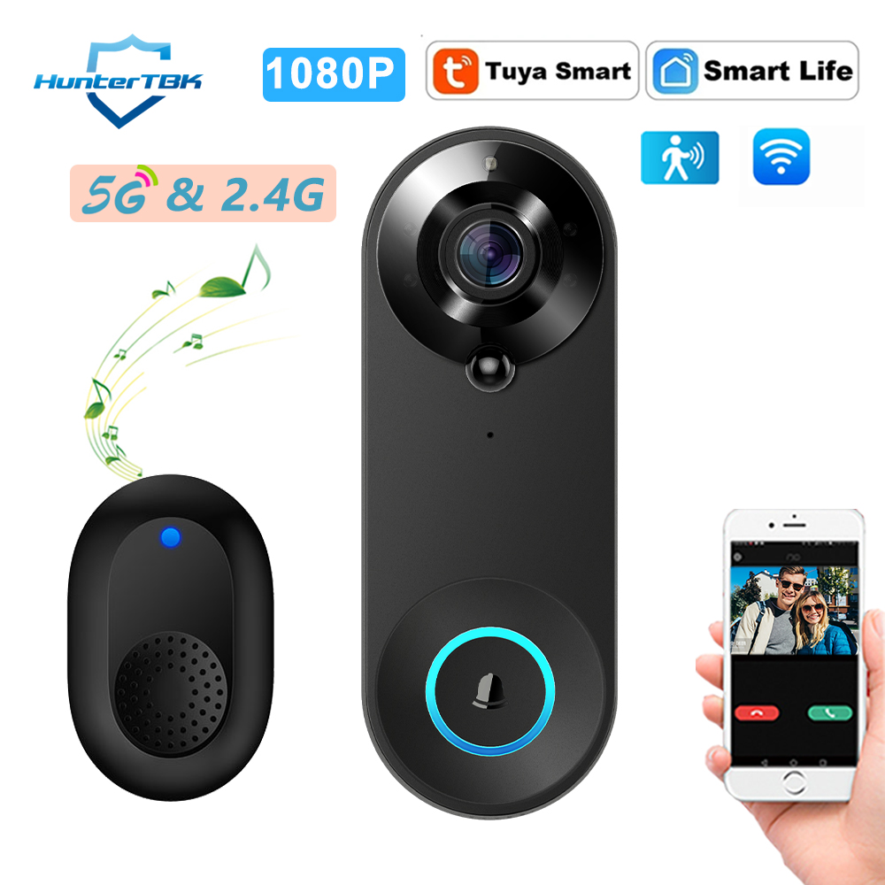 Home Security Diy - Campainha de Vídeo WiFi 5G 2.4G