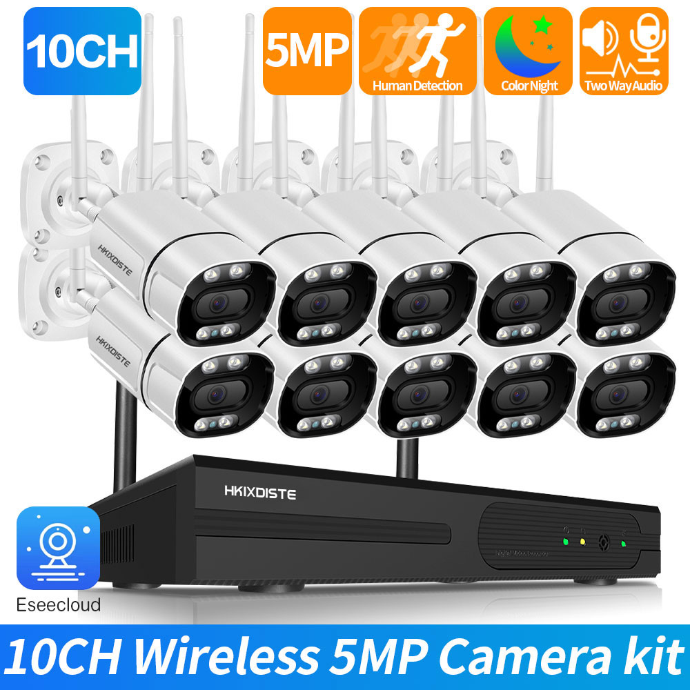 Nvr Kit 8 Channel - Plug and Play 8CH 10CH Áudio