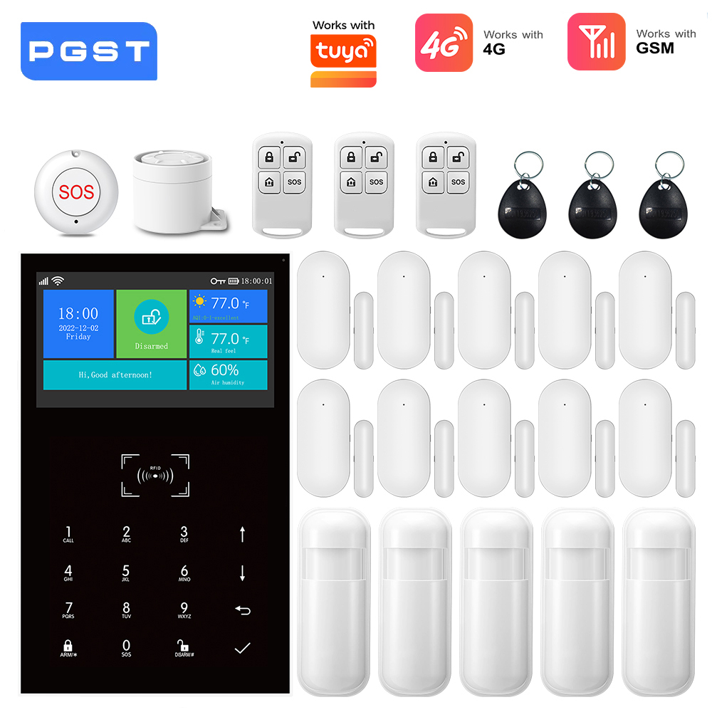 Home Security Diy - Sistema de Alarme 4G GSM WiFi
