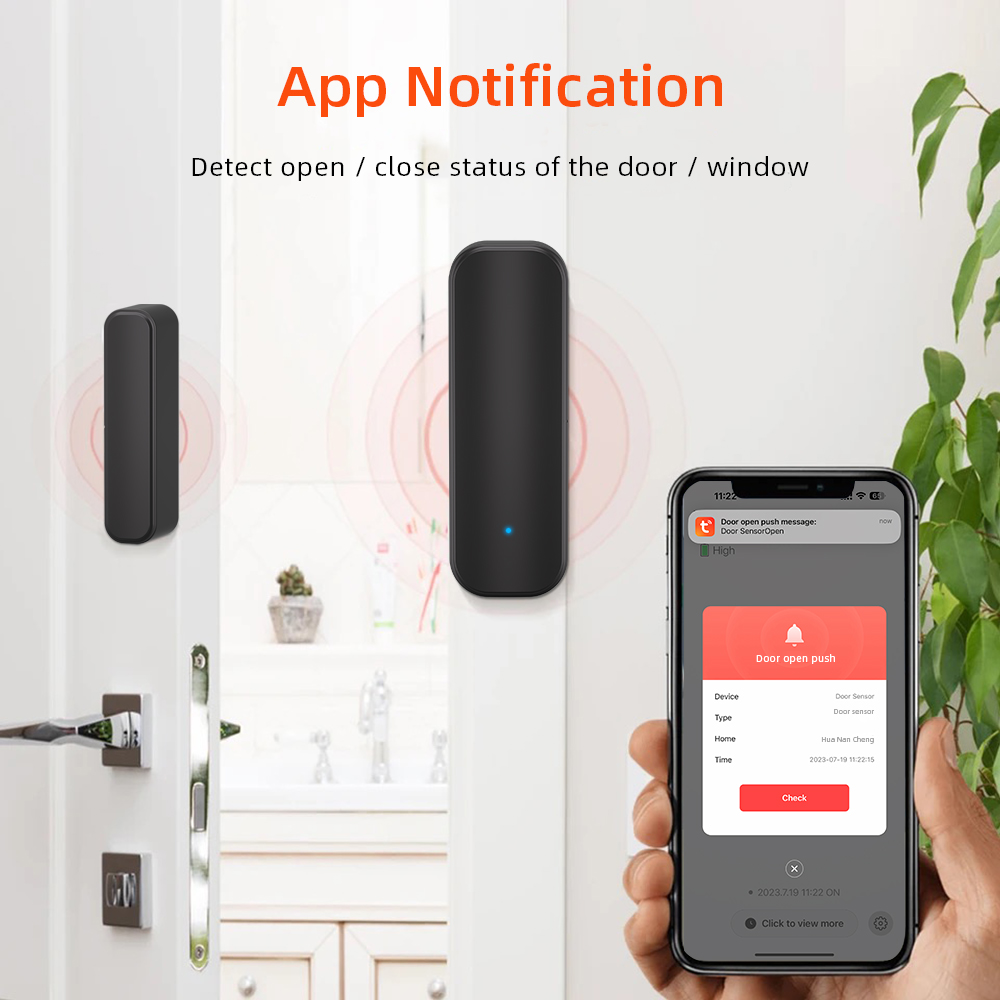 Tuya-Sensor ZigBee de Porta e  - Window Alarm Sensor avaliação e preço