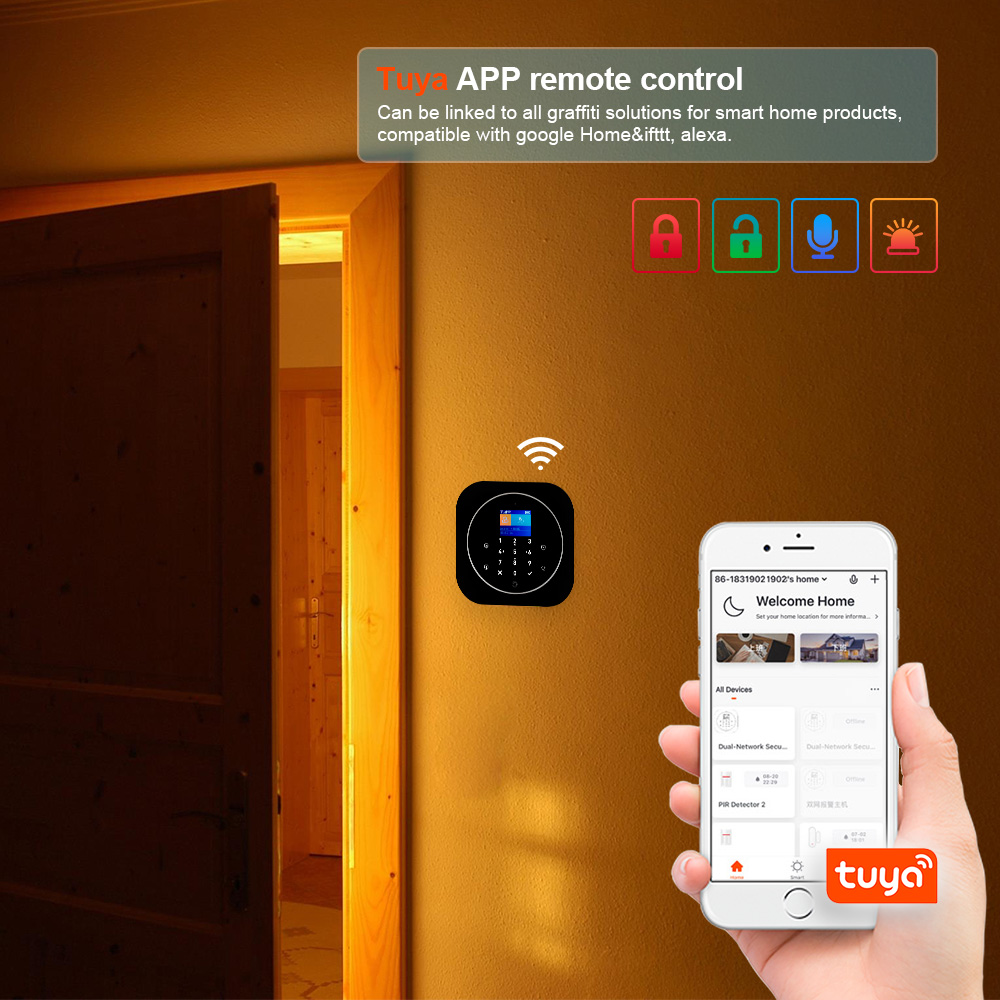 Kerui g12 2g wifi sistema de a - Home Security Diy avaliação e preço