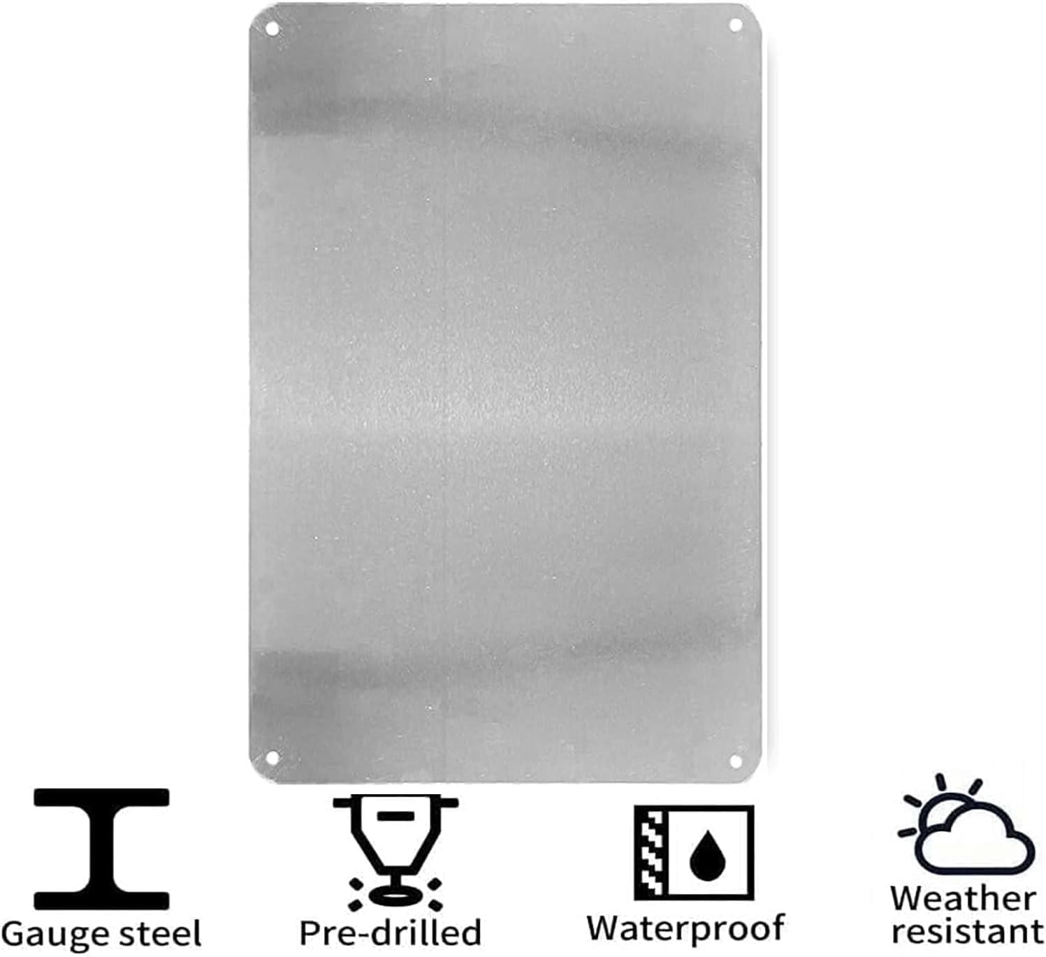 Placa de Metal, Protegido Pela - Home Security Bars avaliação e preço