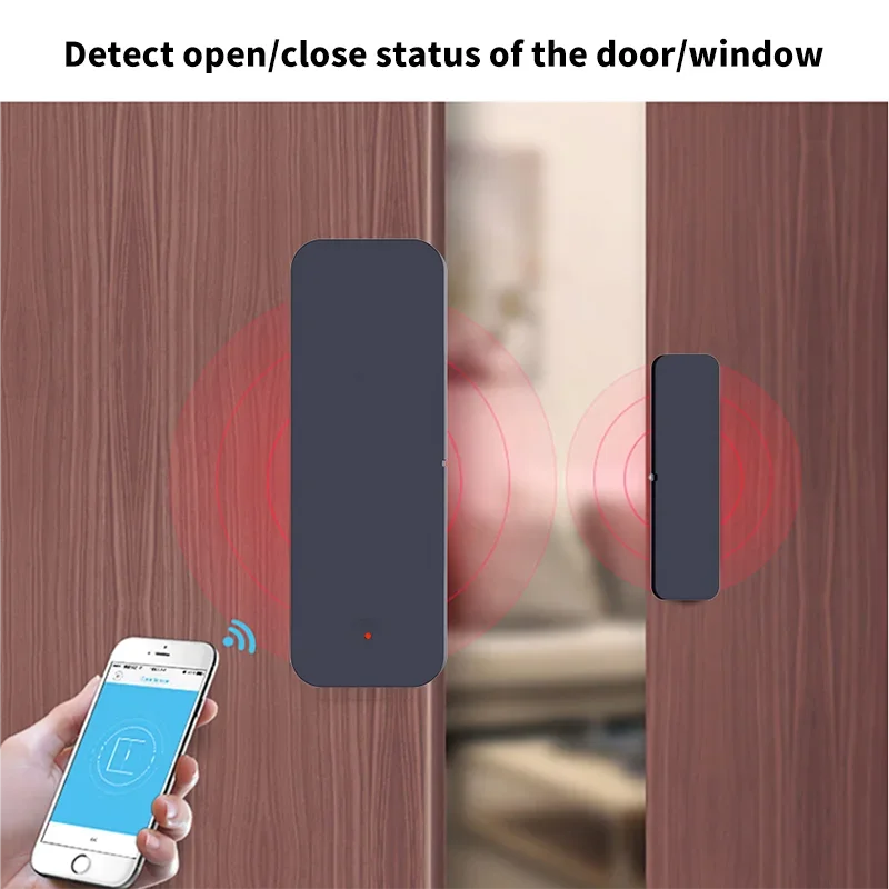 Tuya Zigbee-Sensor de Porta Ma - Home Security Technology avaliação e preço