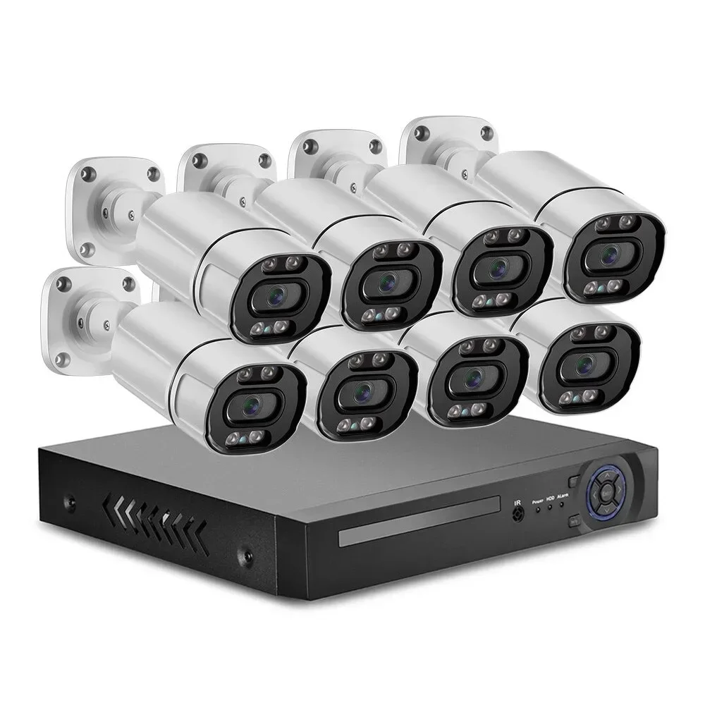 NOVO Kit de Câmeras IP POE 4K  - Nvr Kit 8 Channel avaliação e preço
