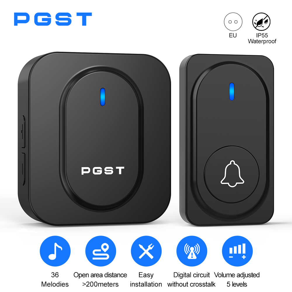 Campainha Sem Fio PGST com 36  - Home Security Diy avaliação e preço