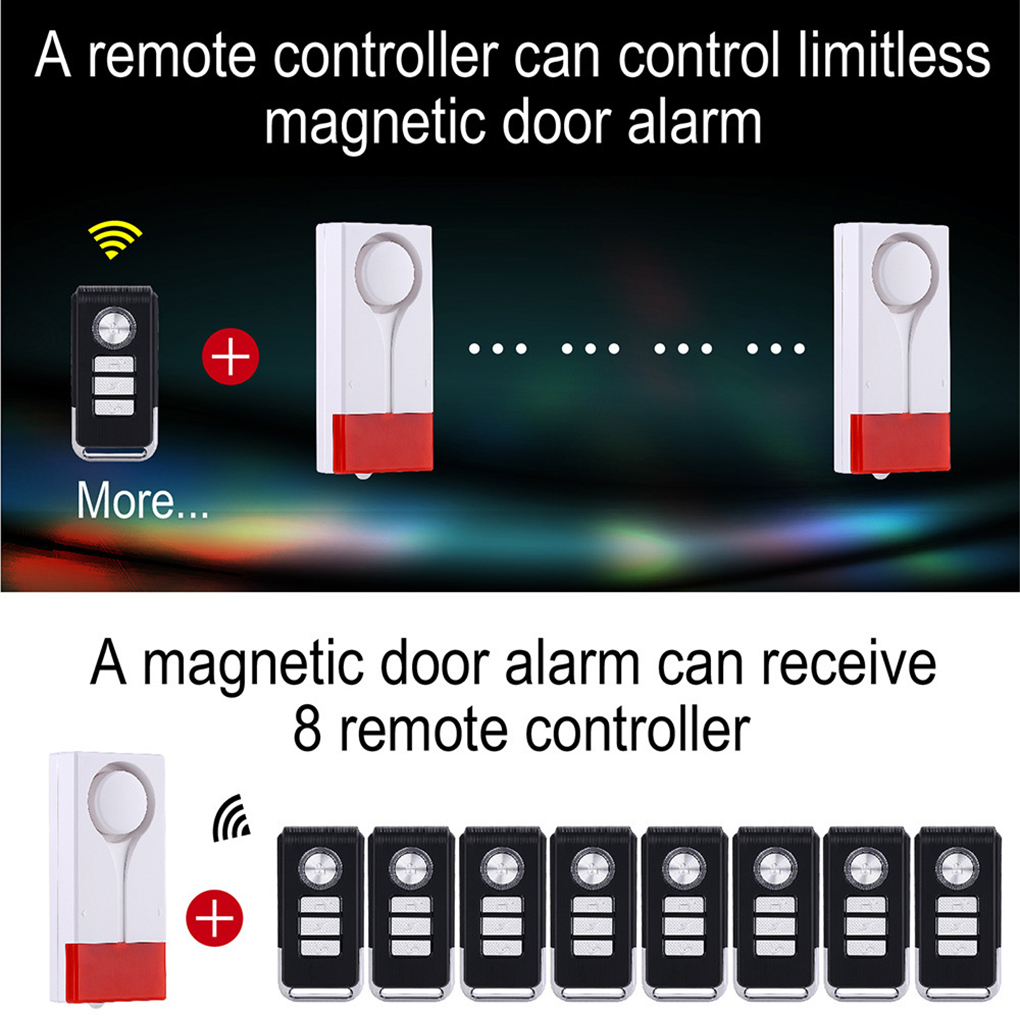 Alarme anti-roubo 110db alto a - Window Alarm Sensor avaliação e preço
