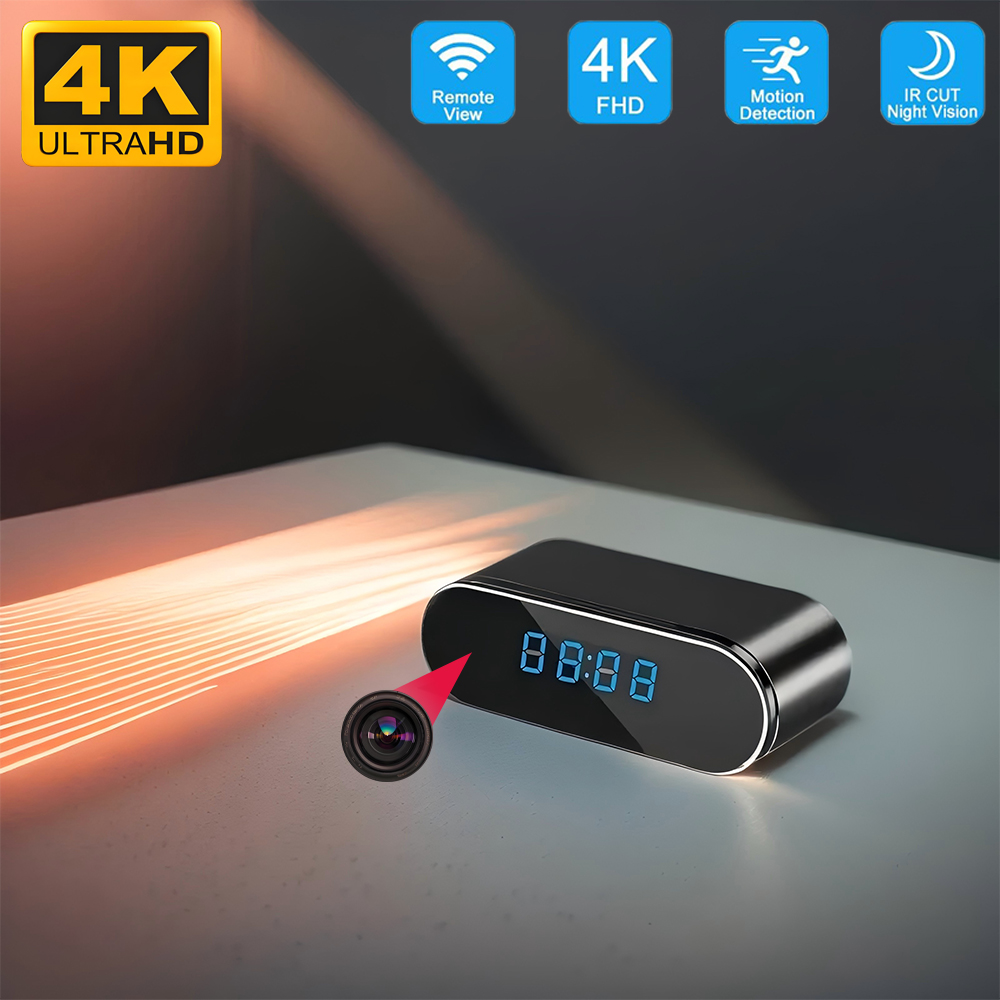 Câmera Relógio Mini 4K HD WIFI - Hidden Camera Clock avaliação e preço