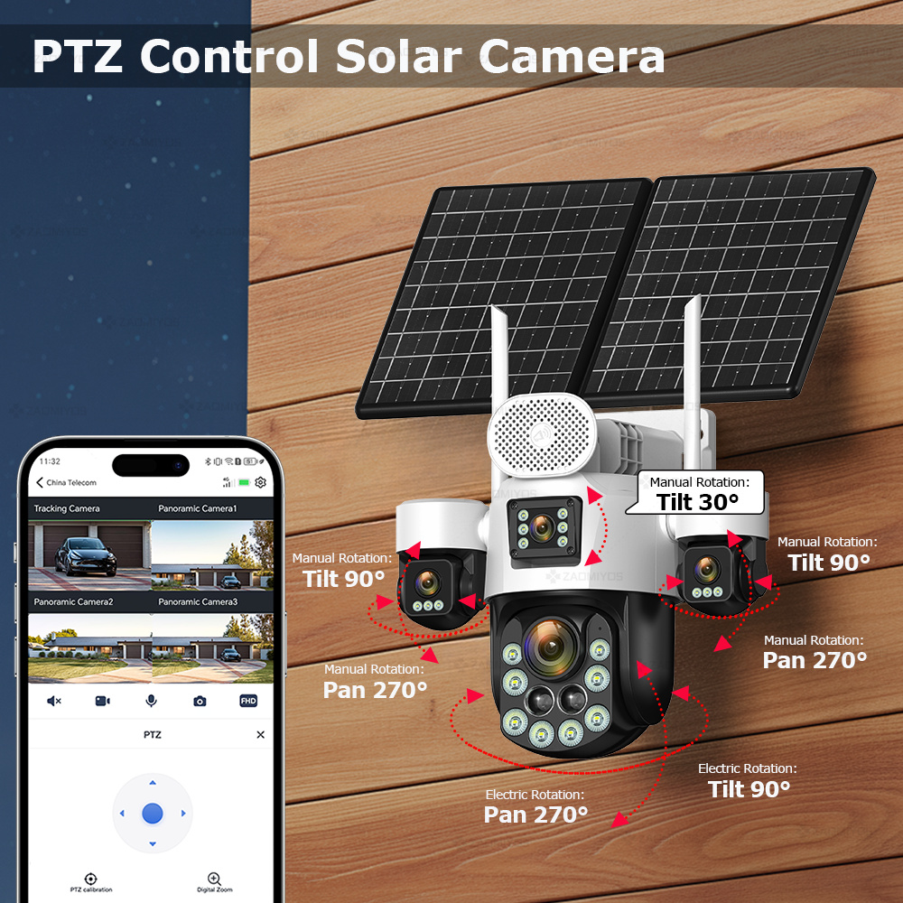 Câmera Externa 360 com 4 Lente - Home Security Diy avaliação e preço
