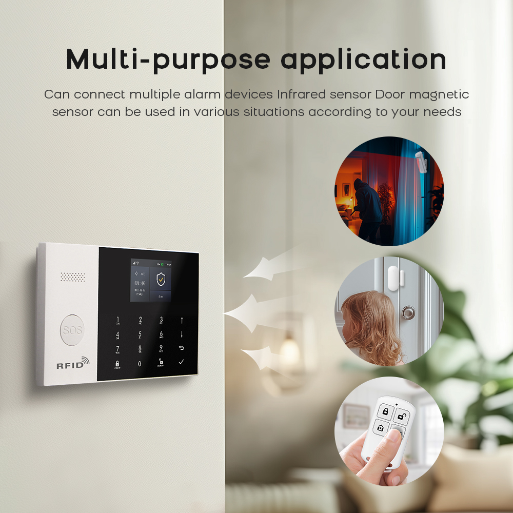 4g sistema de alarme segurança - Home Security Technology avaliação e preço