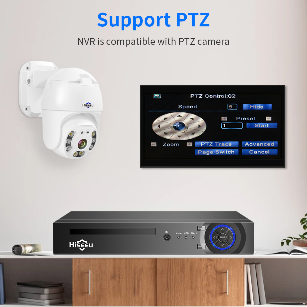 Hiseeu 4ch 10ch 16ch 4k 8mp 5m - Home Security With Camera avaliação e preço