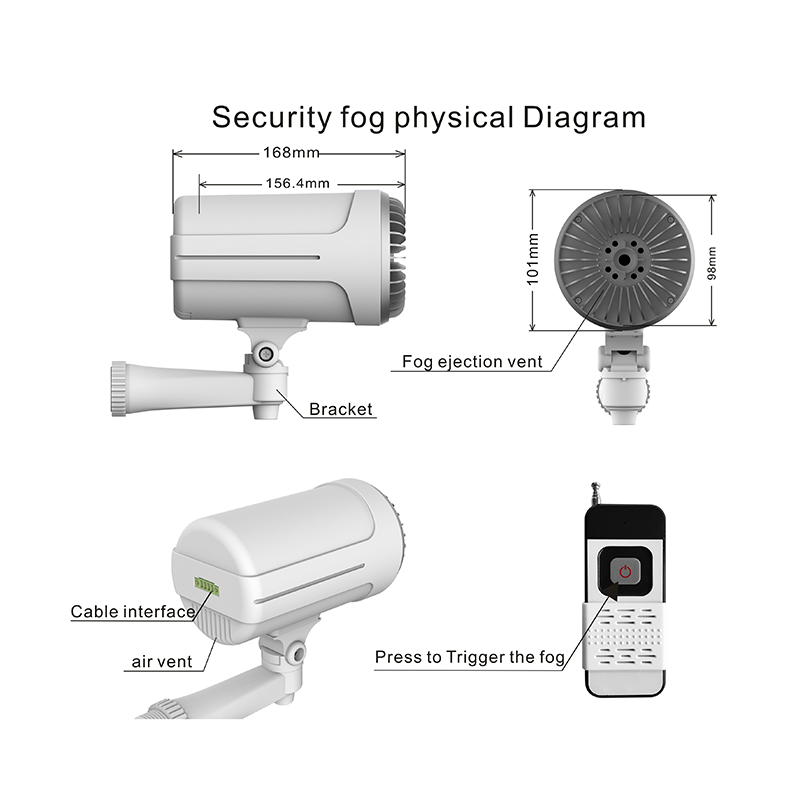 Gerador de Névoa Inteligente p - Home Security Fog System avaliação e preço