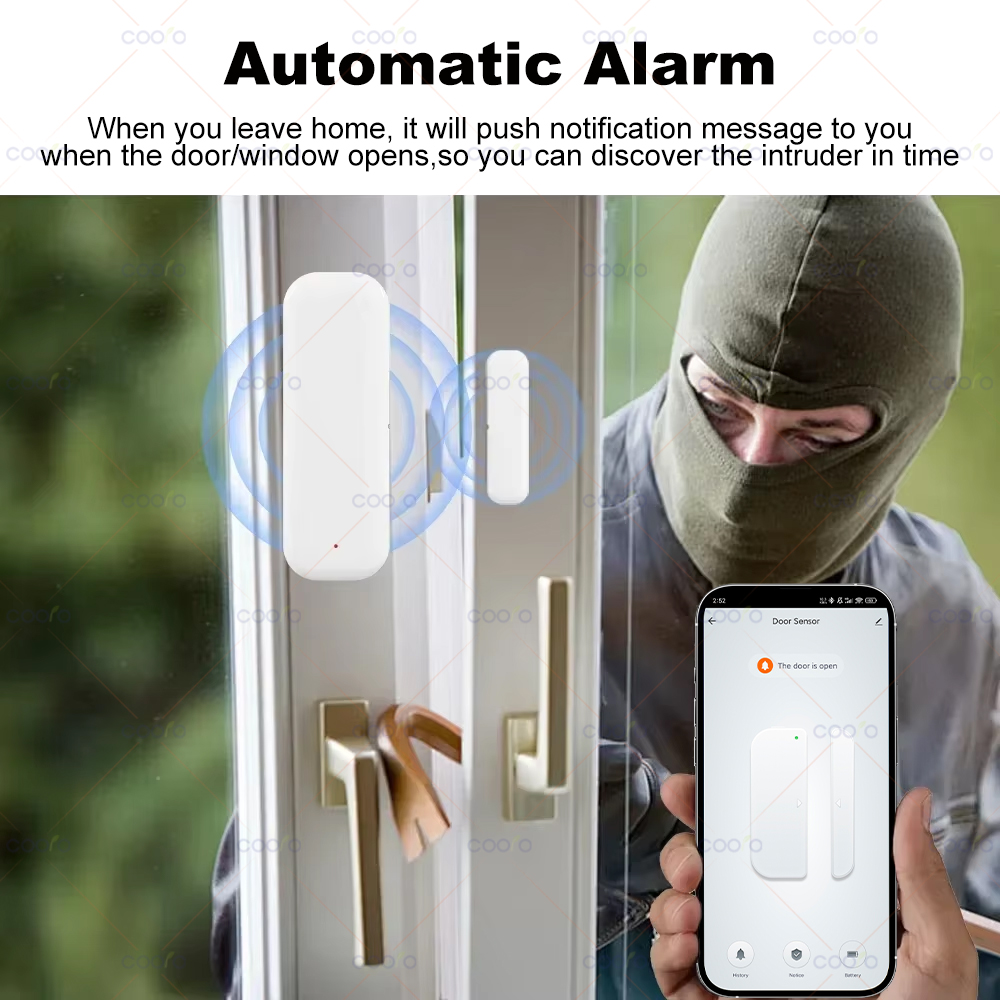 Sensor de Porta e Janela Zigbe - Window Alarm Sensor avaliação e preço