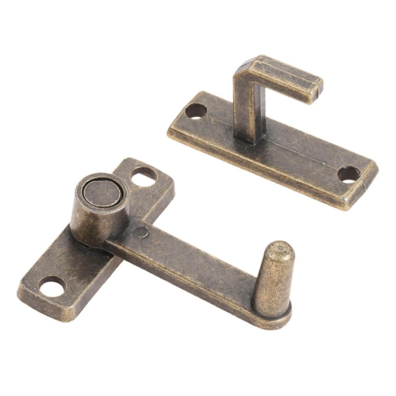 1 conjunto de bronze maçaneta  - Door Chain Guard avaliação e preço