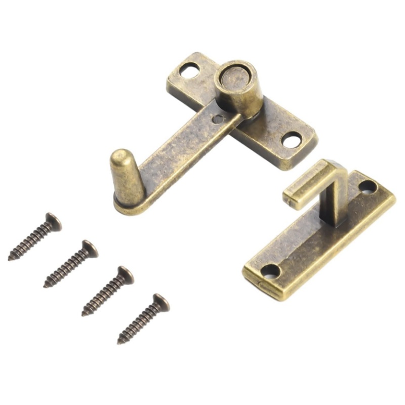 1 conjunto de bronze maçaneta  - Door Chain Guard avaliação e preço