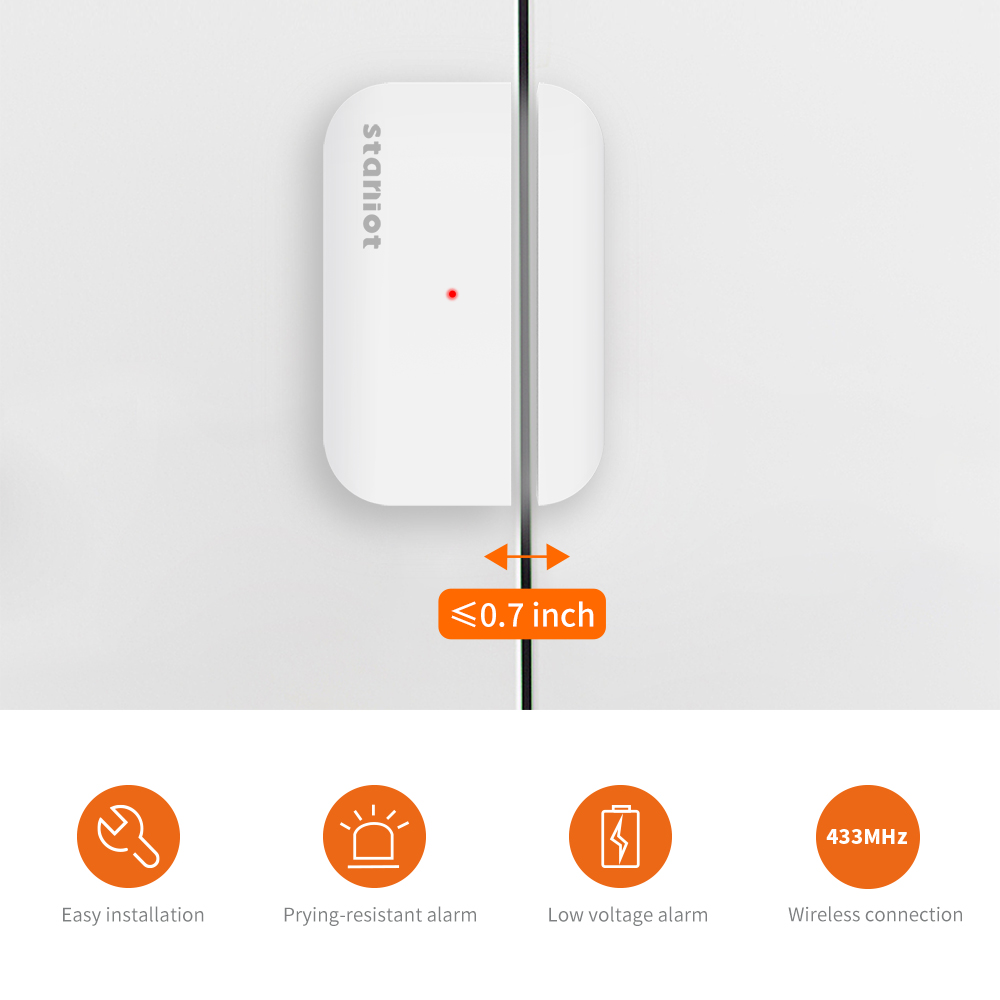 Staniot 5 anos de vida da bate - Window Alarm Sensor avaliação e preço