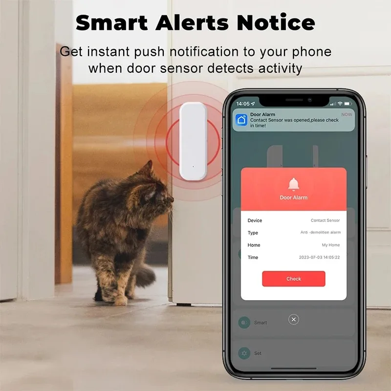 Sensor Inteligente Tuya WiFi p - Home Security Technology avaliação e preço