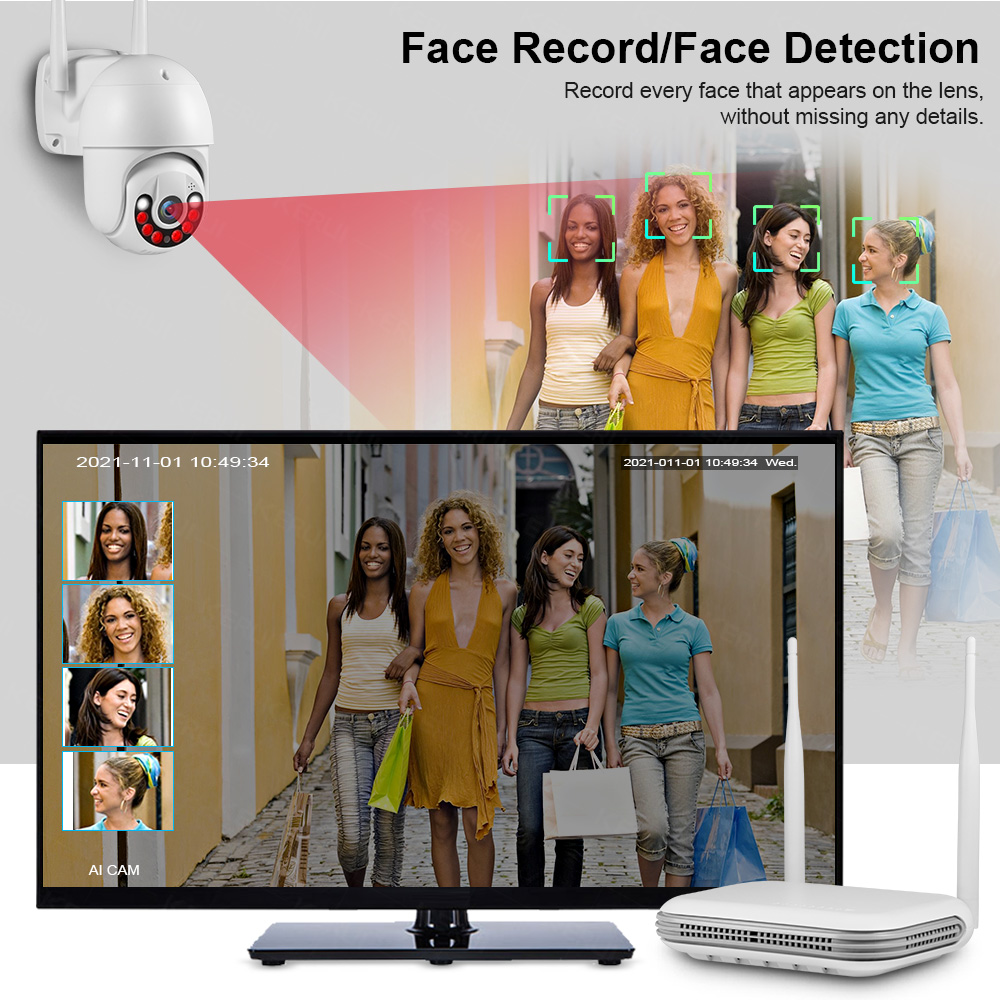 Kerui 2k 3k 4mp 8ch nvr wifi o - Home Security With Camera avaliação e preço