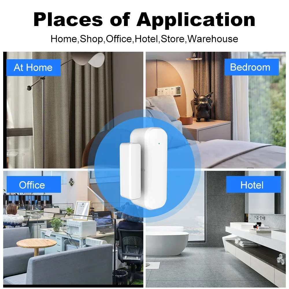 Sensor ZigBee para Portas e Ja - Window Alarm Sensor avaliação e preço