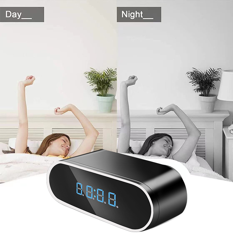 WiFi Mini Clock Camera com Vis - Hidden Camera Clock avaliação e preço