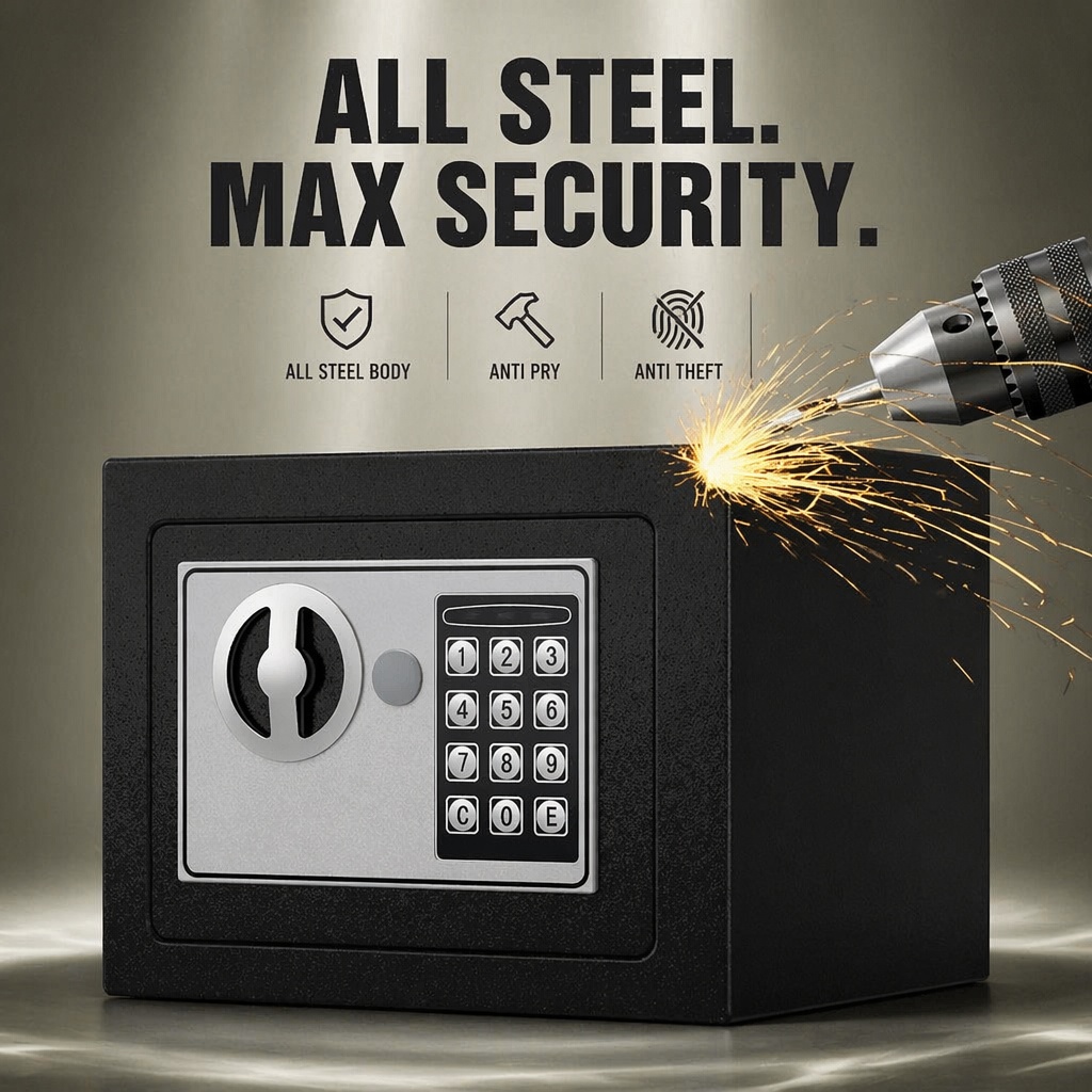 Cofre Eletrônico Digital de Aç - Home Security Installation avaliação e preço