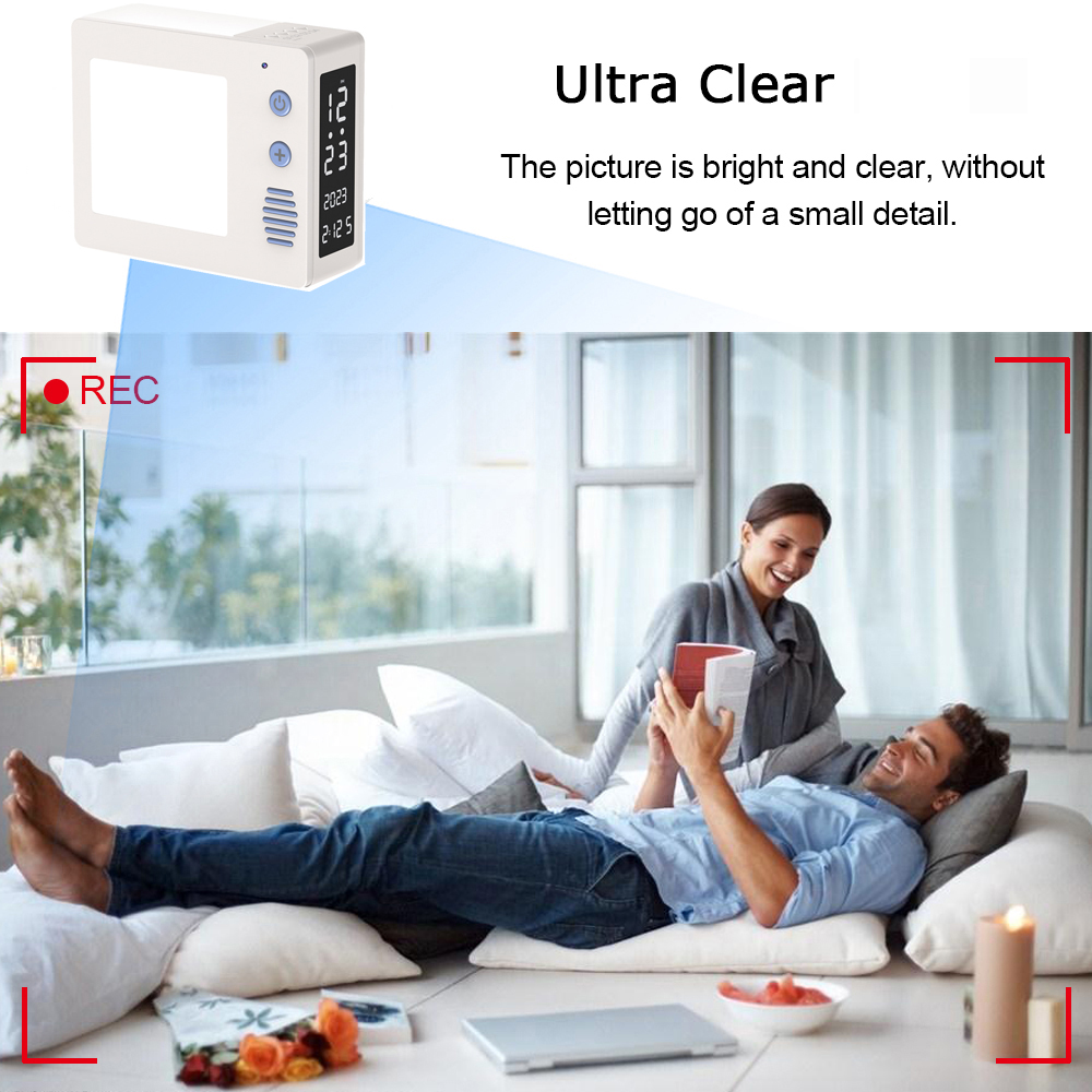 Câmera Mini WiFi 1080P HD4K co - Hidden Camera Clock avaliação e preço