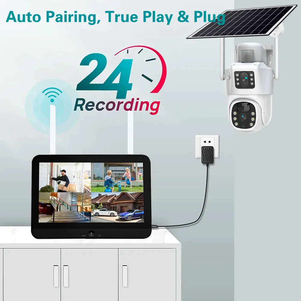 Auto Tracking Video Surveillan - Nvr Kit 8 Channel avaliação e preço