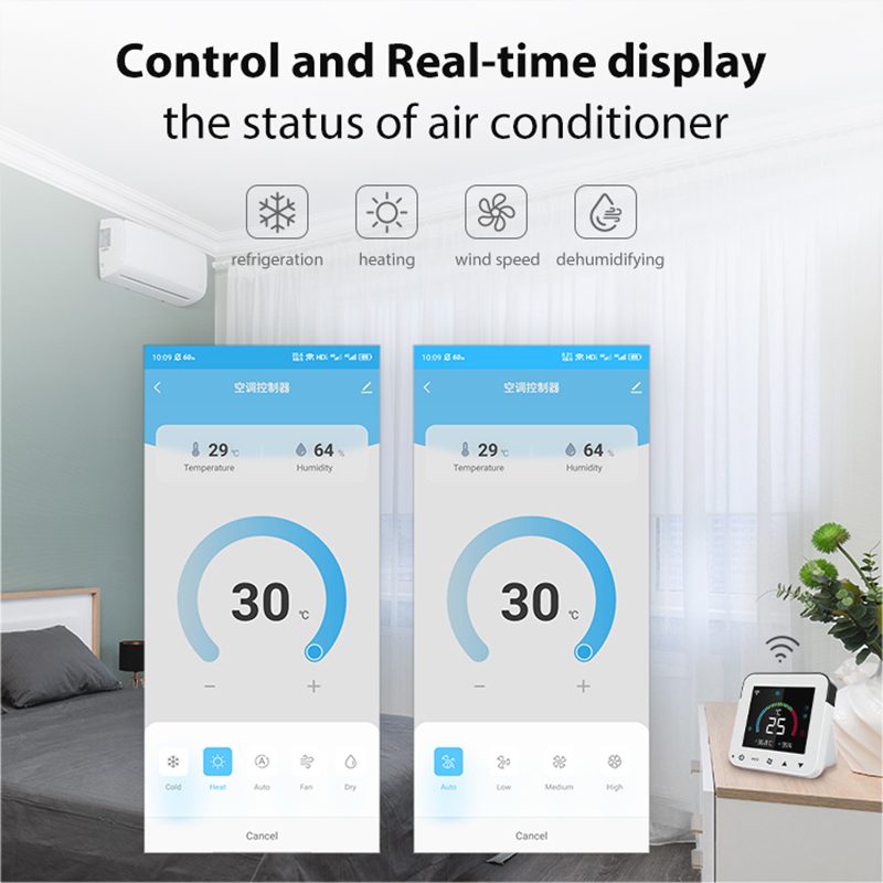 Controlador de ar condicionado - Home Security Technology avaliação e preço