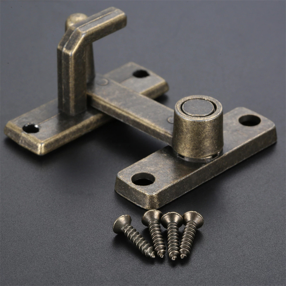 1 conjunto de bronze janela de - Door Chain Guard avaliação e preço