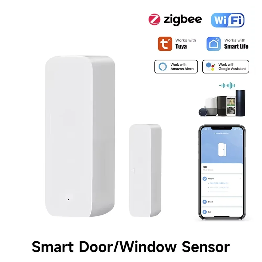 Tuya zigbee/wifi sensor magnét - Window Alarm Sensor avaliação e preço