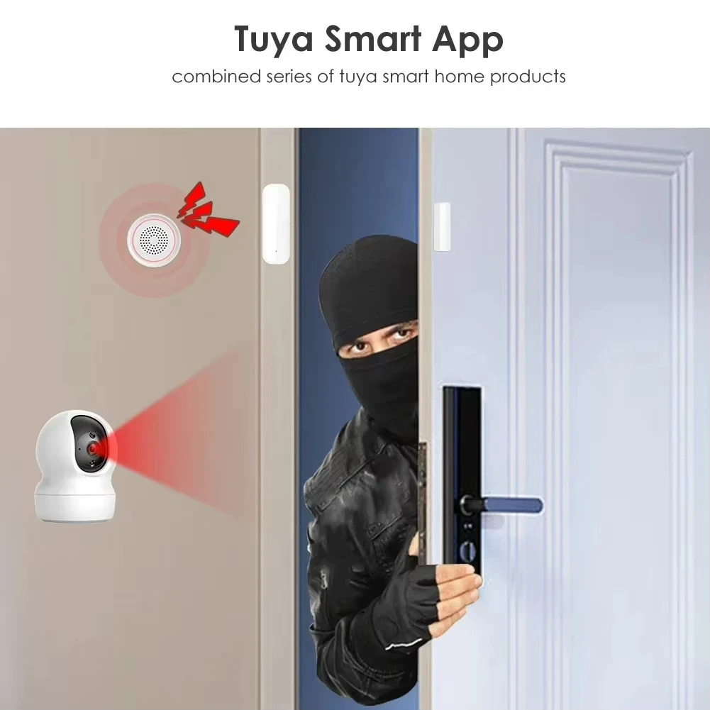 Tuya zigbee/wifi sensor magnét - Window Alarm Sensor avaliação e preço
