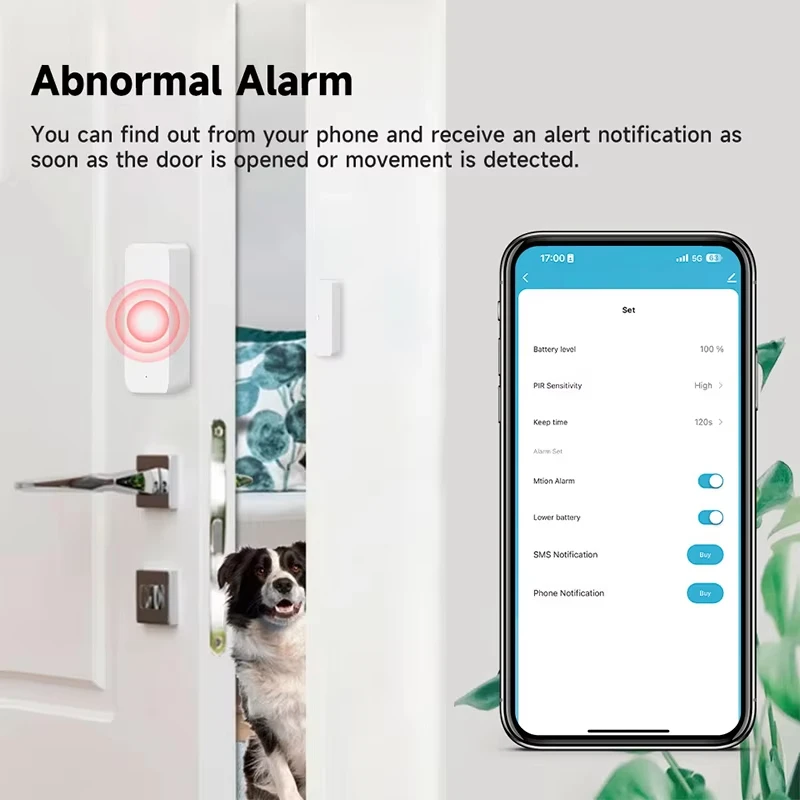 Tuya zigbee/wifi sensor magnét - Window Alarm Sensor avaliação e preço