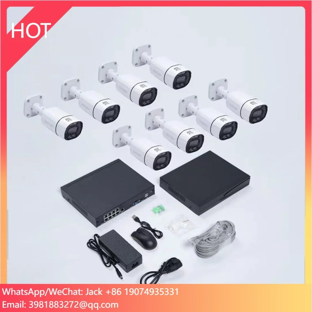 Kit NVR PoE 8CH 5mp H.265 com  - Nvr Kit 8 Channel avaliação e preço