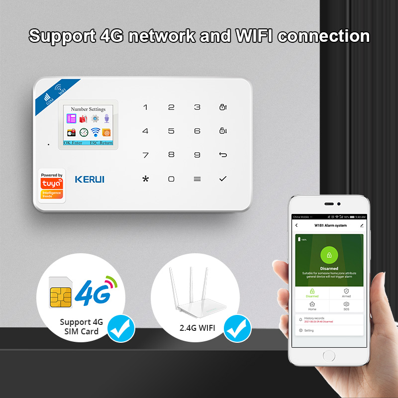 Kerui kit sistema de alarme se - Home Security Diy avaliação e preço